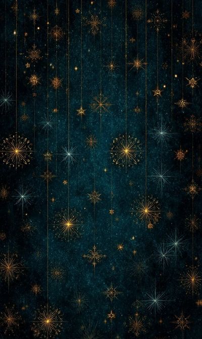 Celestial Starburst Night Sky Print. poster print
