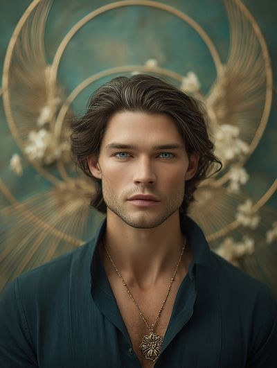 Celestial Portrait Photography Poster. poster