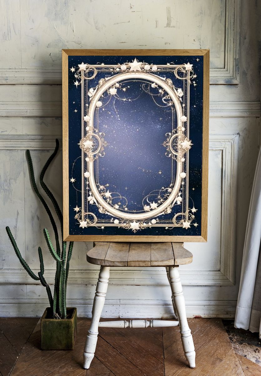 Celestial Ornate Frame Poster. — room view 1
