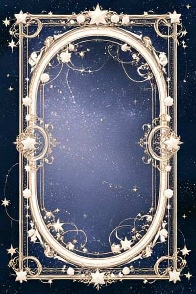 Celestial Ornate Frame Poster.