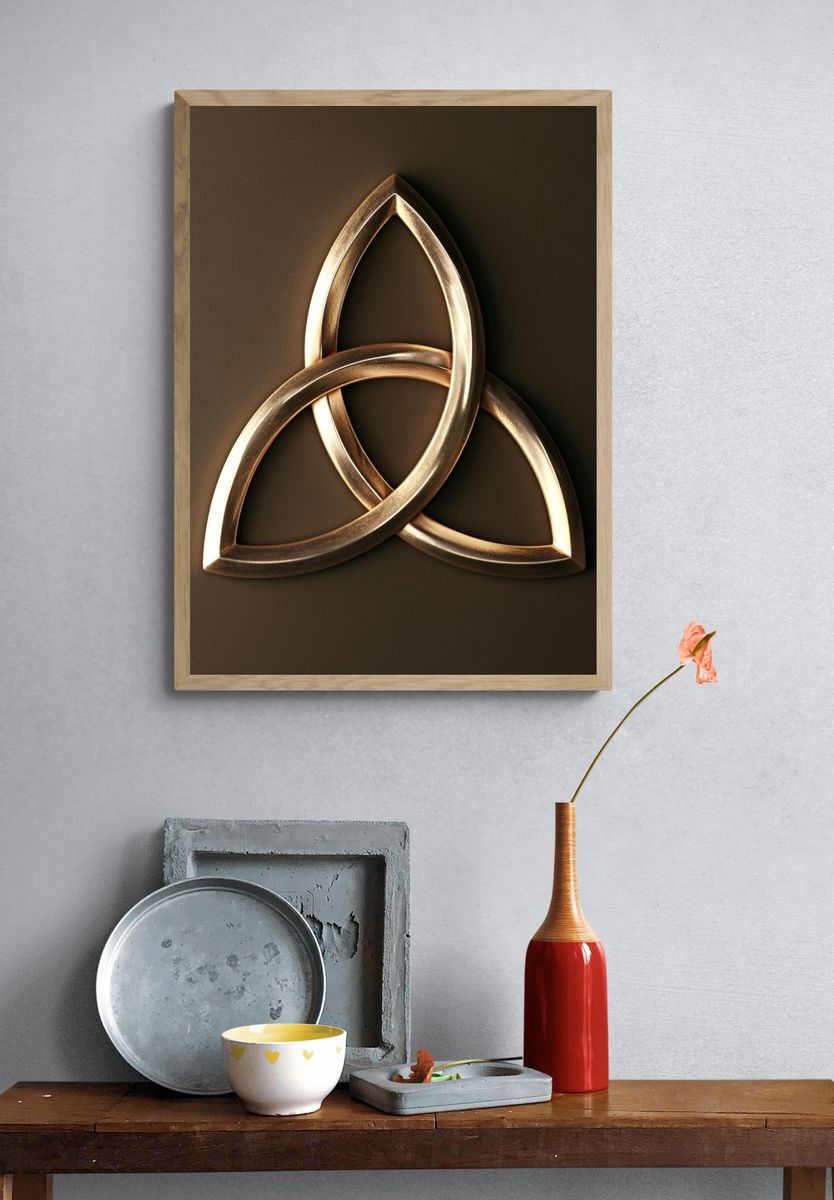 Celtic Knot Minimalist Poster. — room view 3