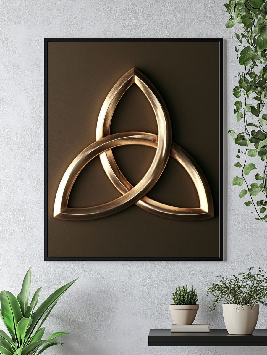 Celtic Knot Minimalist Poster. — room view 4
