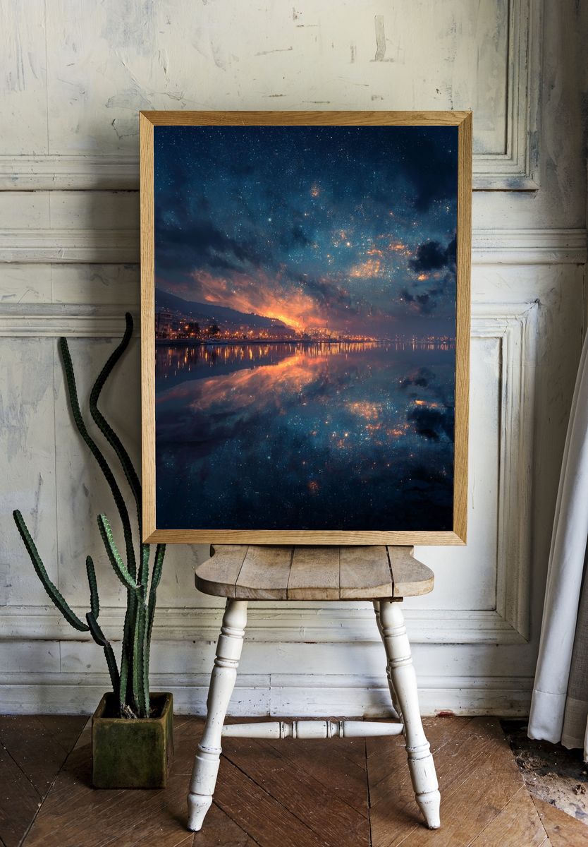 Cosmic Reflection — Nature Print room preview