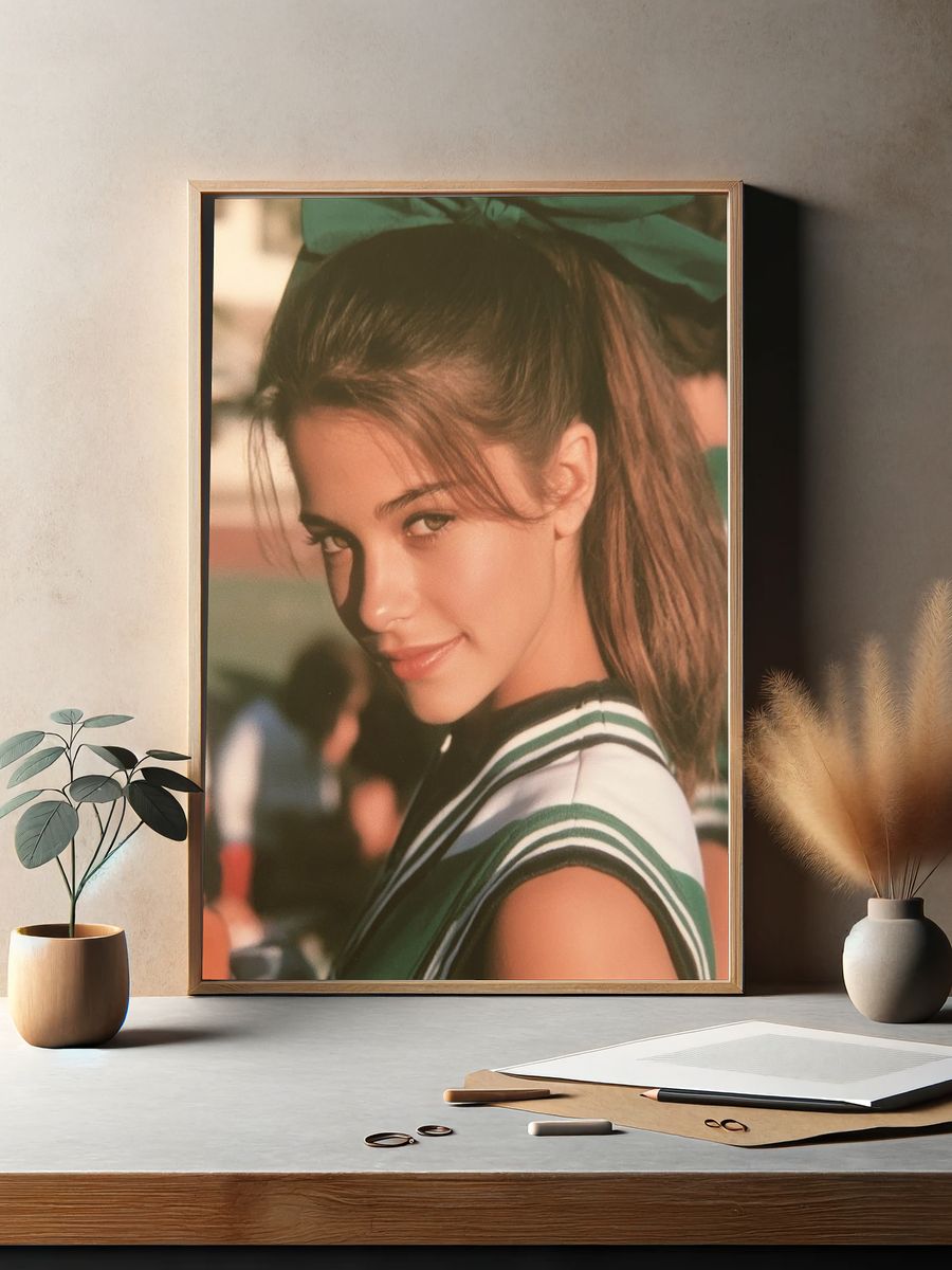 Cheerleader Portrait Photography Poster. — room view 2