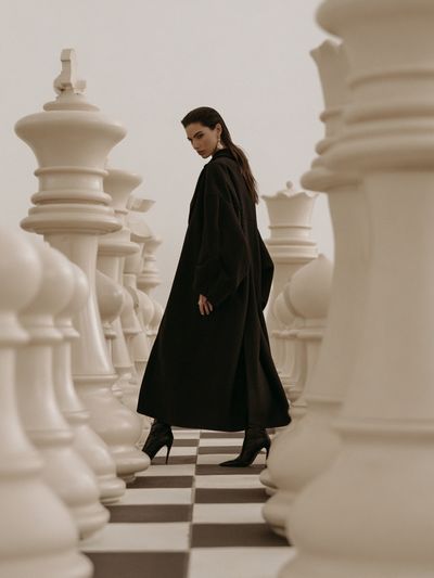 Chess Queen Fashion Photography Poster. poster
