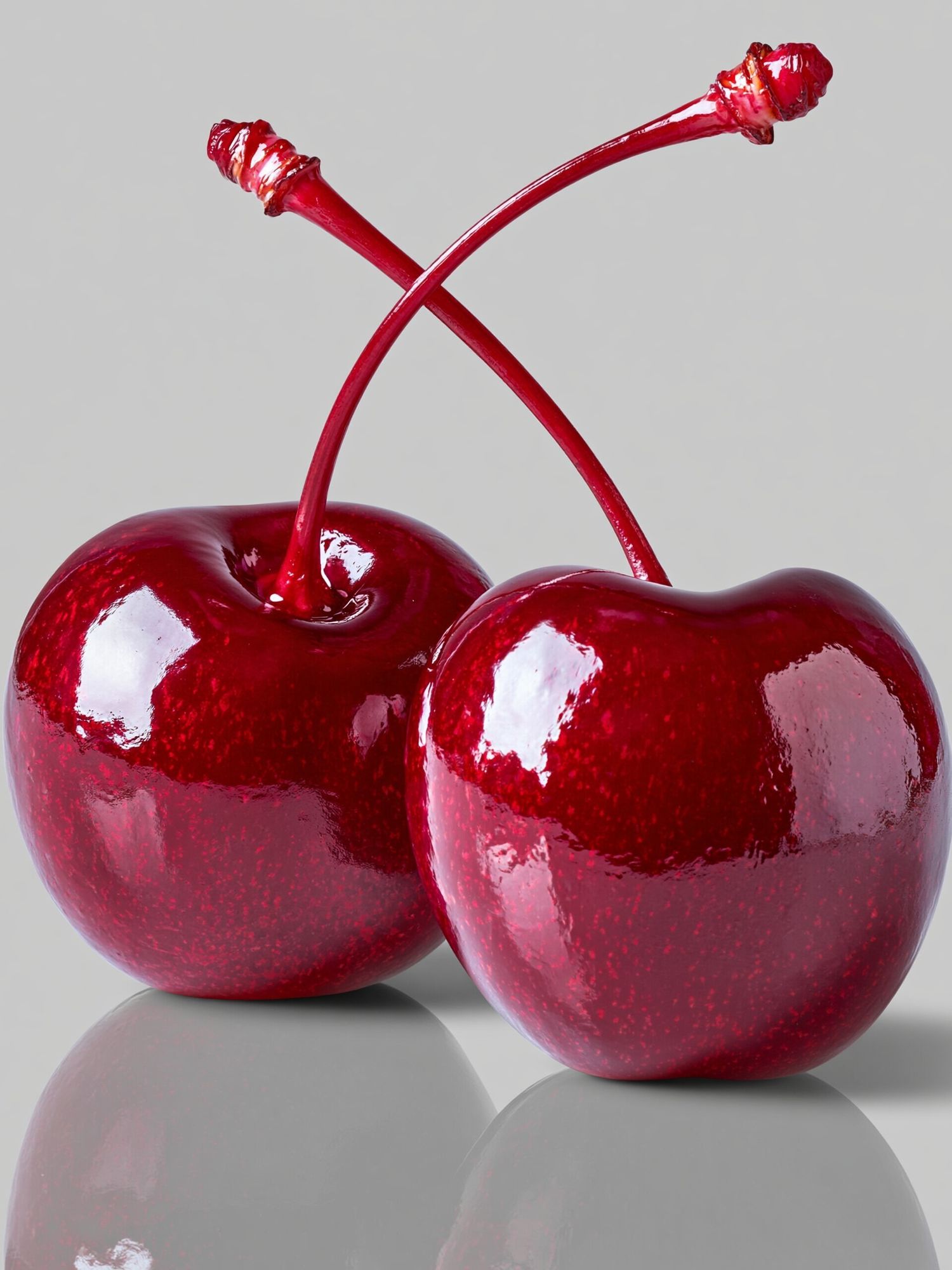 Glossy Cherries Photography Poster. poster detail
