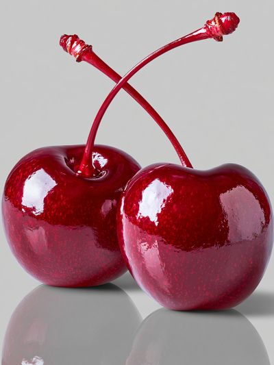 Glossy Cherries Photography Poster. poster print