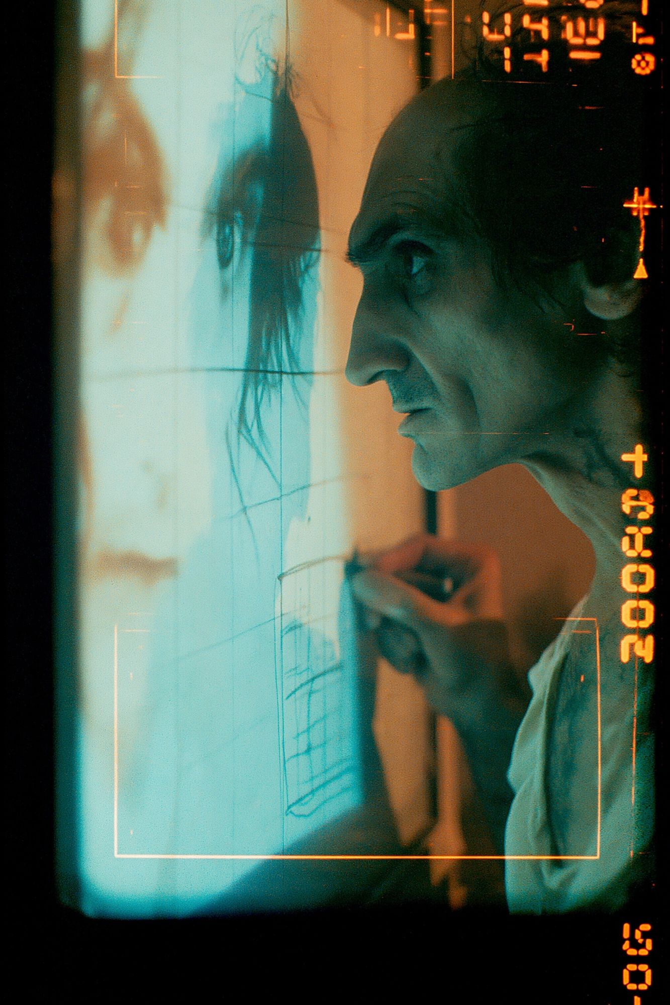 Cinematic Portrait Reflection Poster. poster — photography art