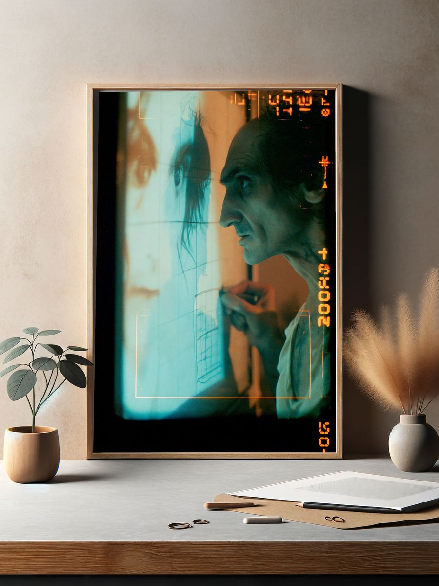 Cinematic Portrait Reflection Poster. — room view 2