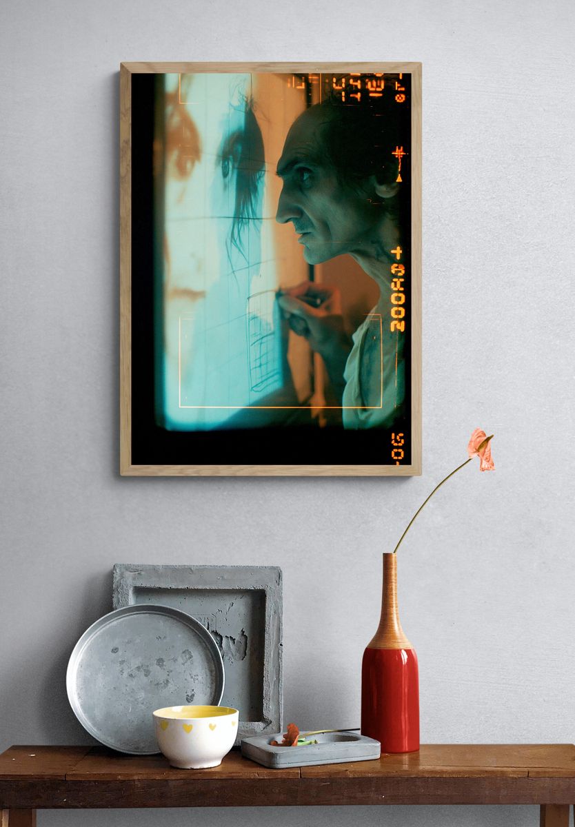 Cinematic Portrait Reflection Poster. — room view 3
