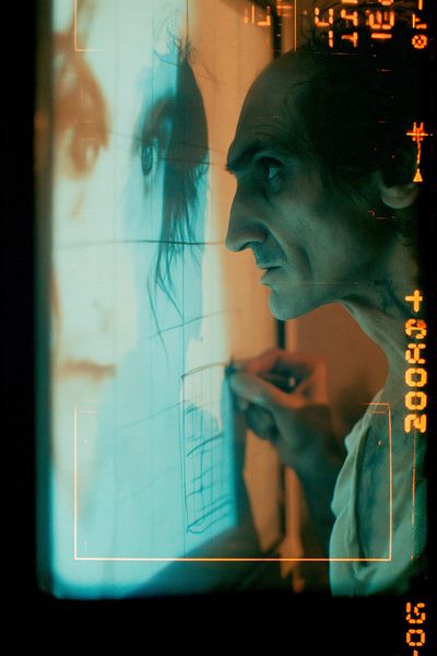 Cinematic Portrait Reflection Poster.