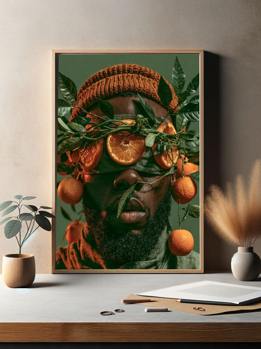 Citrus Portrait Fine-Art Print. — room view 2