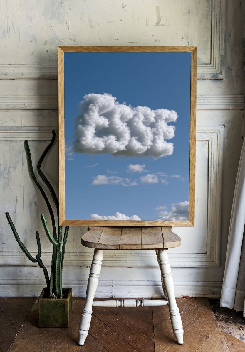 Cloudscape Sky Photography Poster. room preview