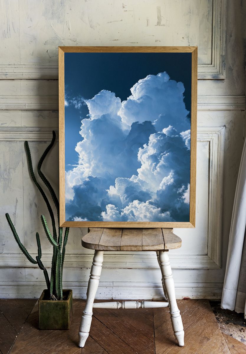 Dramatic Cloudscape Photography Poster. room preview