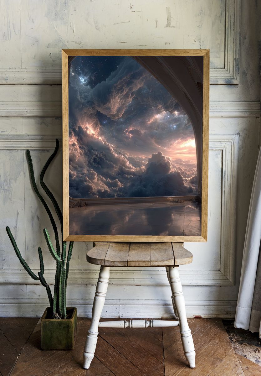 Celestial Clouds — Fine Art Print room preview