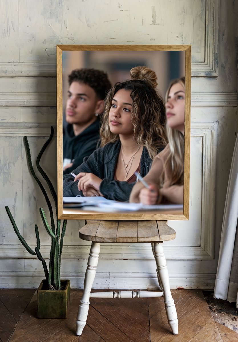 Classroom Portrait Photography Poster. room preview