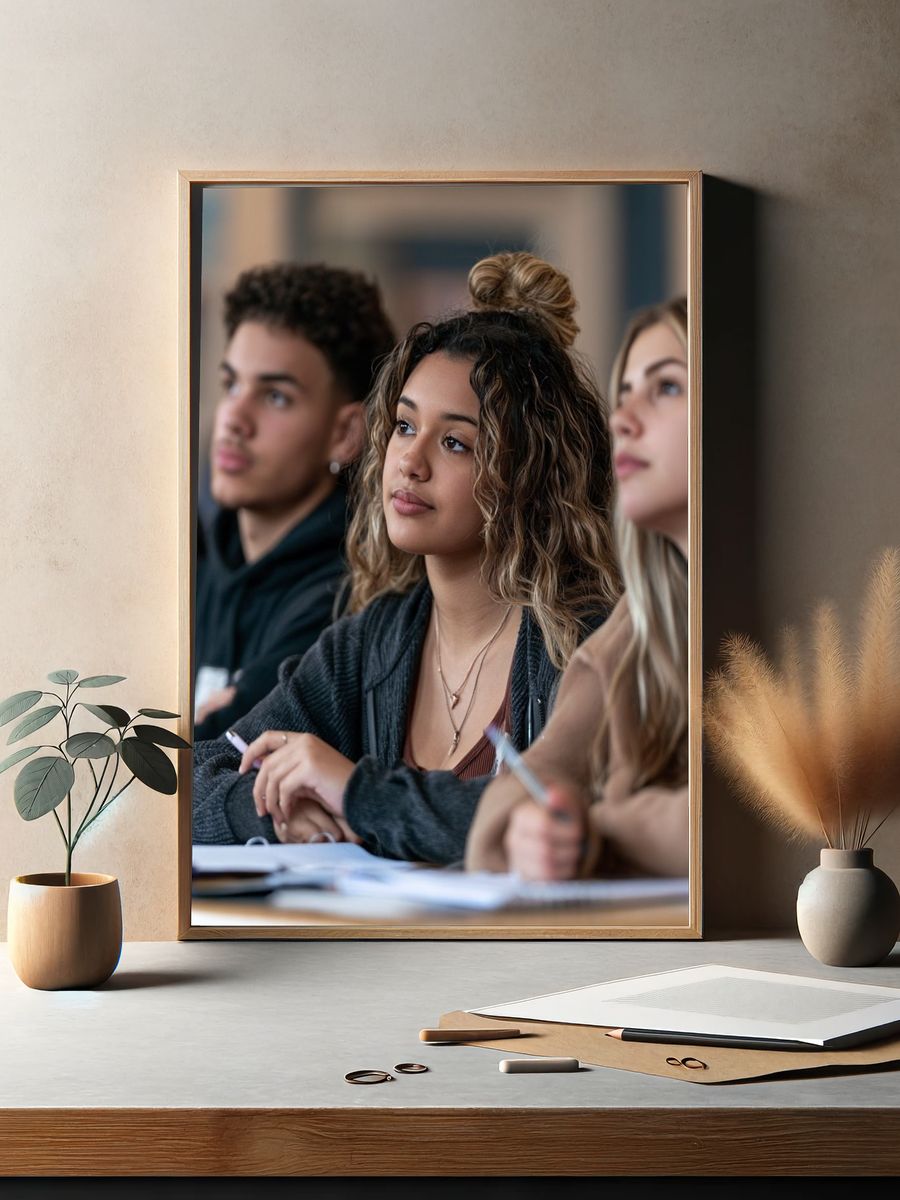 Classroom Portrait Photography Poster. — room view 2