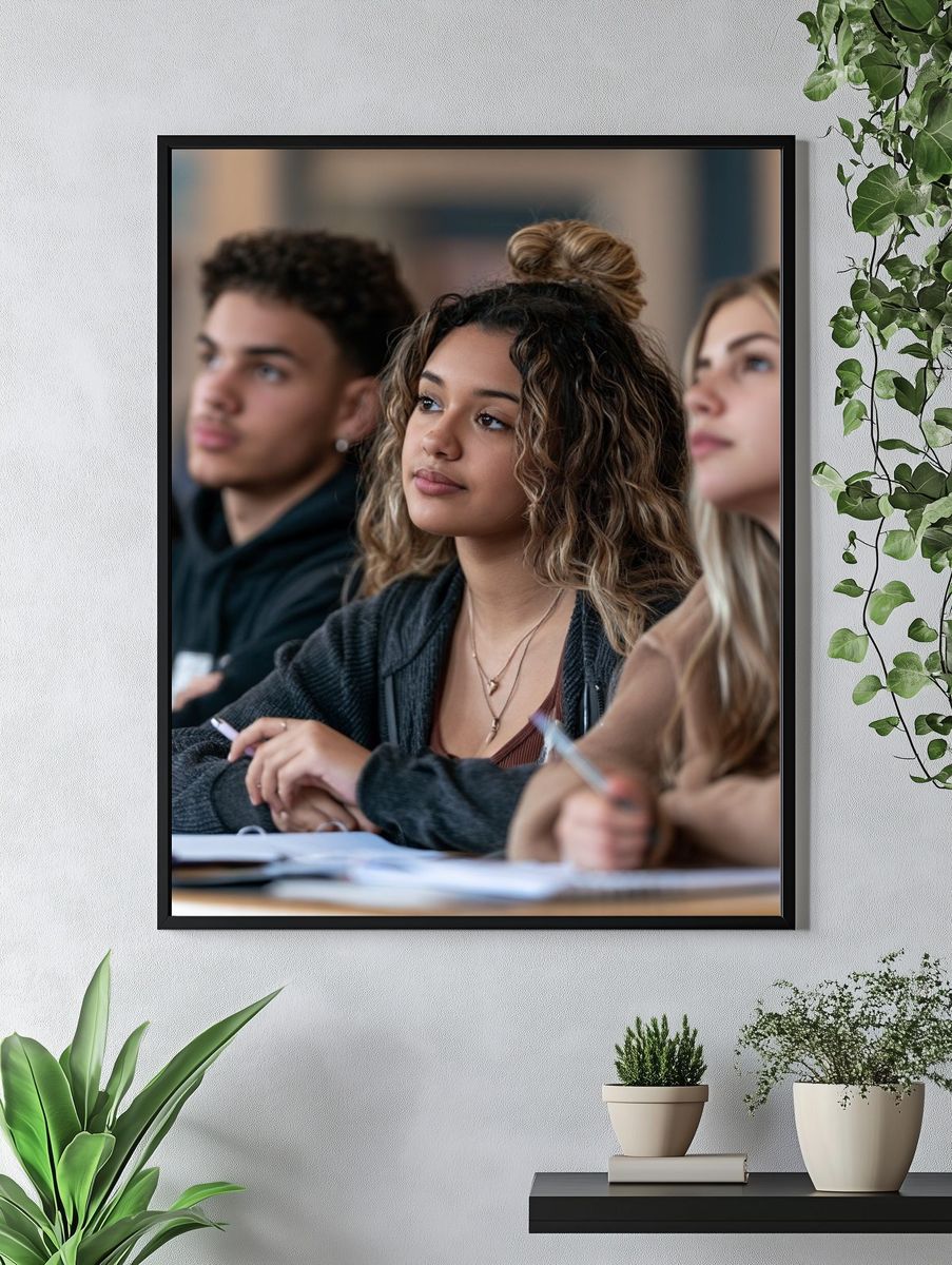 Classroom Portrait Photography Poster. — room view 4