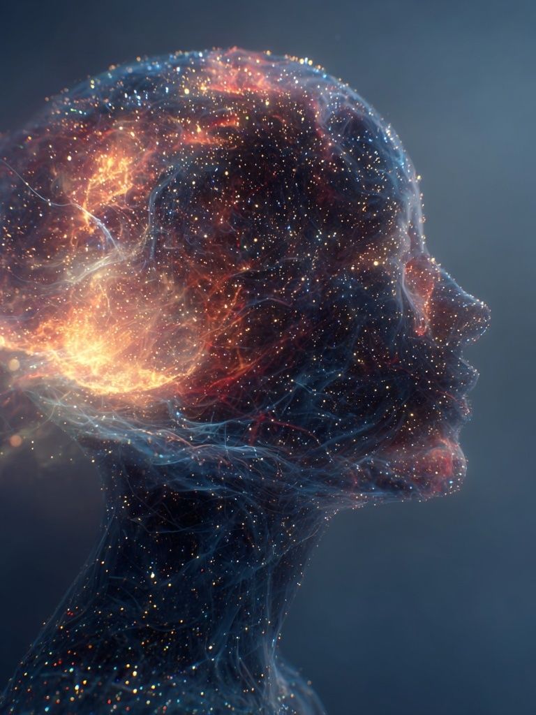 Cosmic Mind — Digital Art Print. poster detail