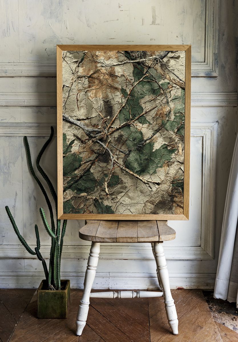 Camouflage Texture Poster room preview