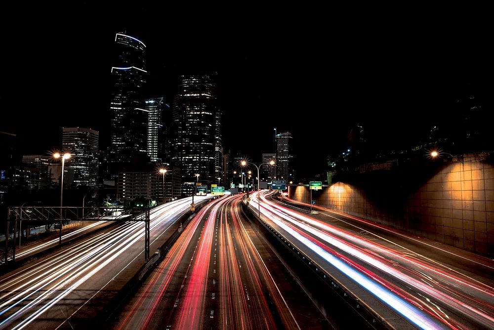 City Lights at Night — Photography Print. poster detail