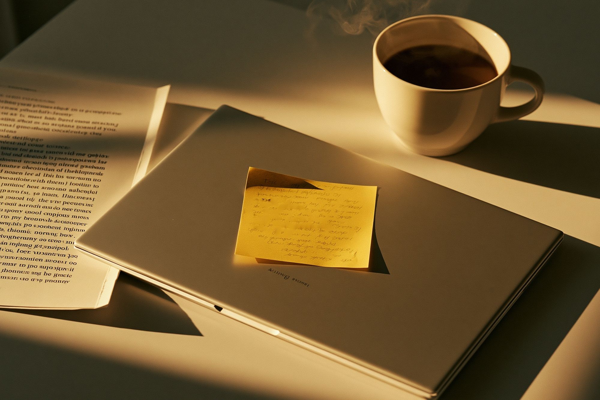 Coffee Desk Still Life Photography Poster. poster — photography art