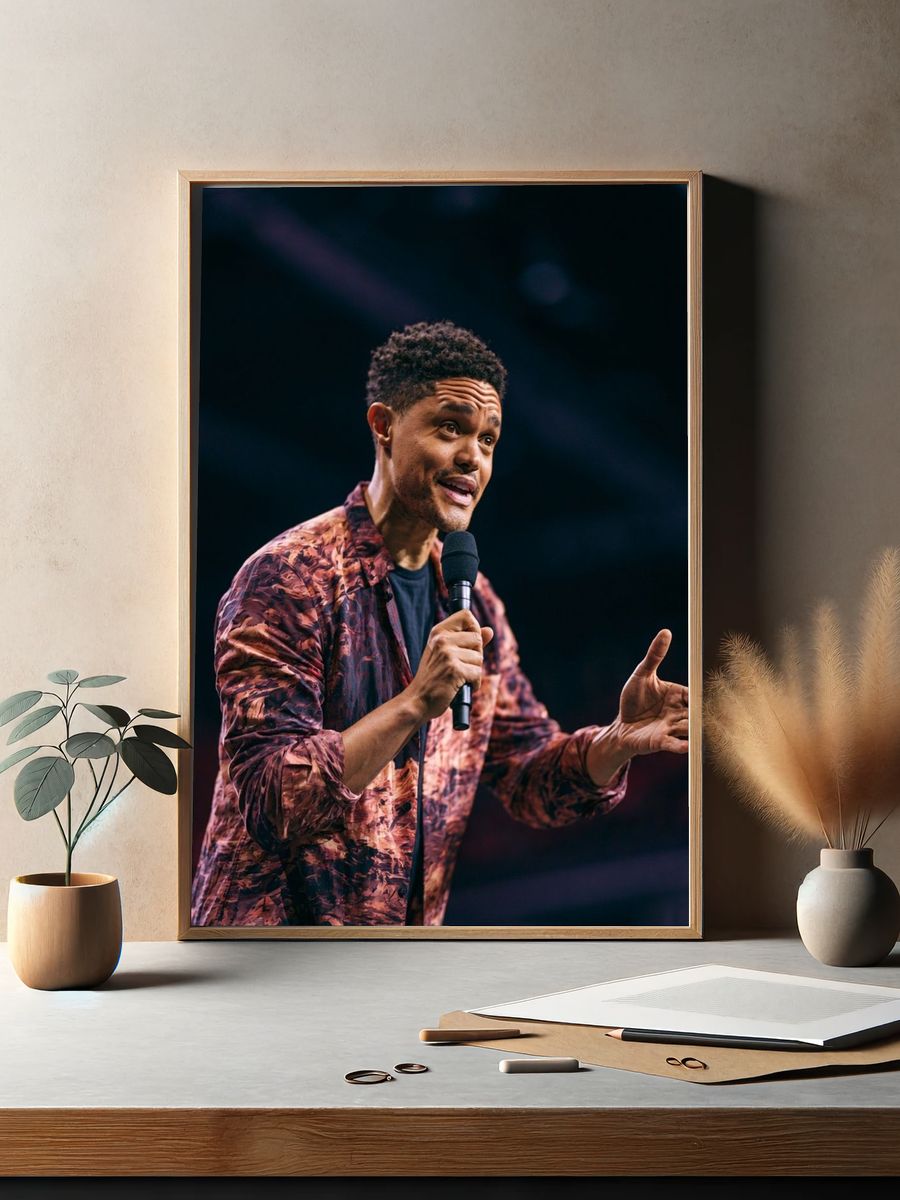 Stand-Up Comedian Portrait Print. — room view 2
