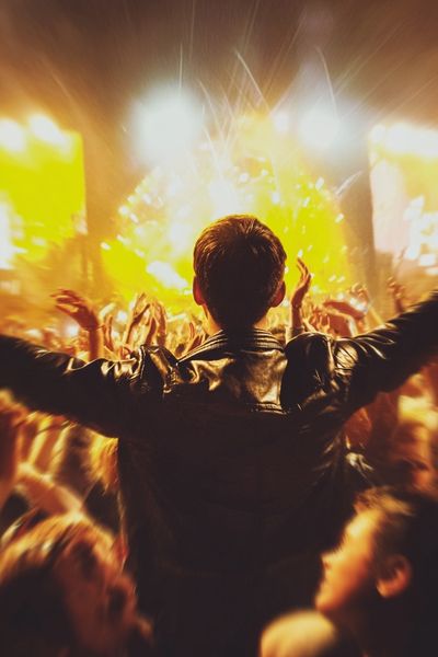 Concert Crowd Photography Poster. poster print