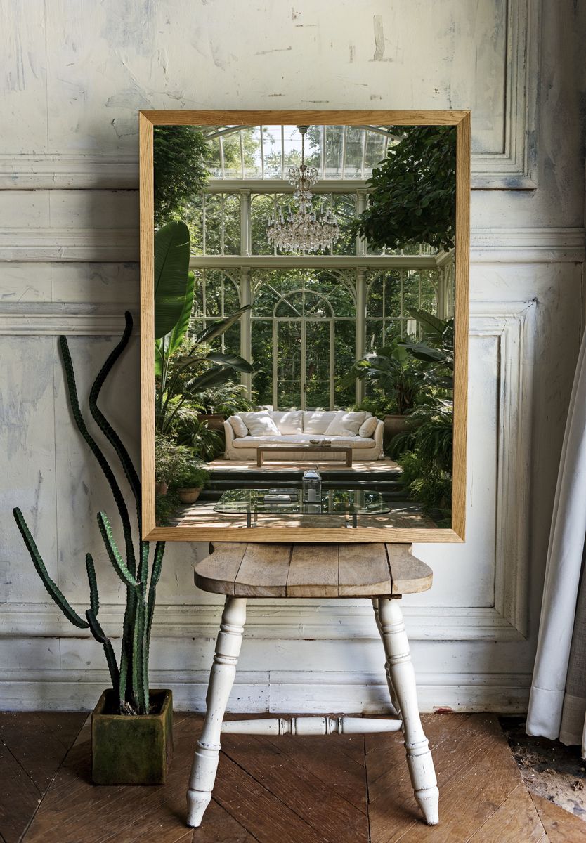 Elegant Conservatory Interior Photography Poster. — room view 1