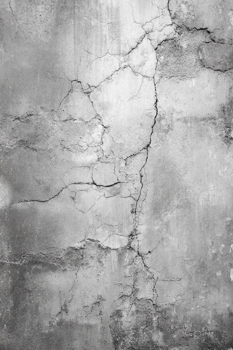 Cracked Concrete Texture Print. poster — abstract art