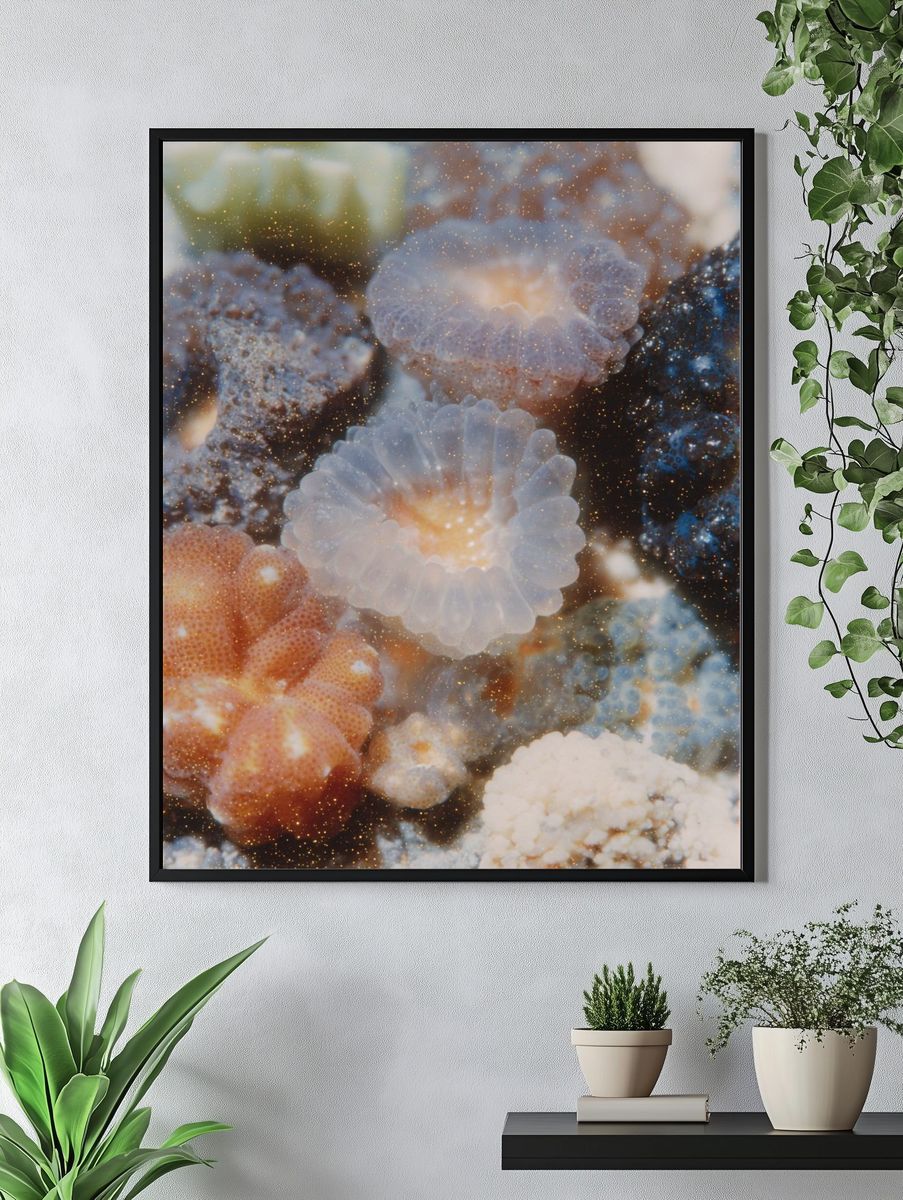 Underwater Coral Reef Poster. — room view 4