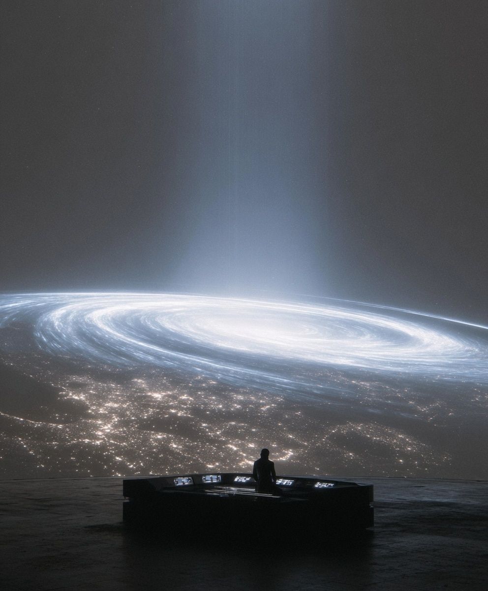 Cosmic Observer — Space Print. poster — space art