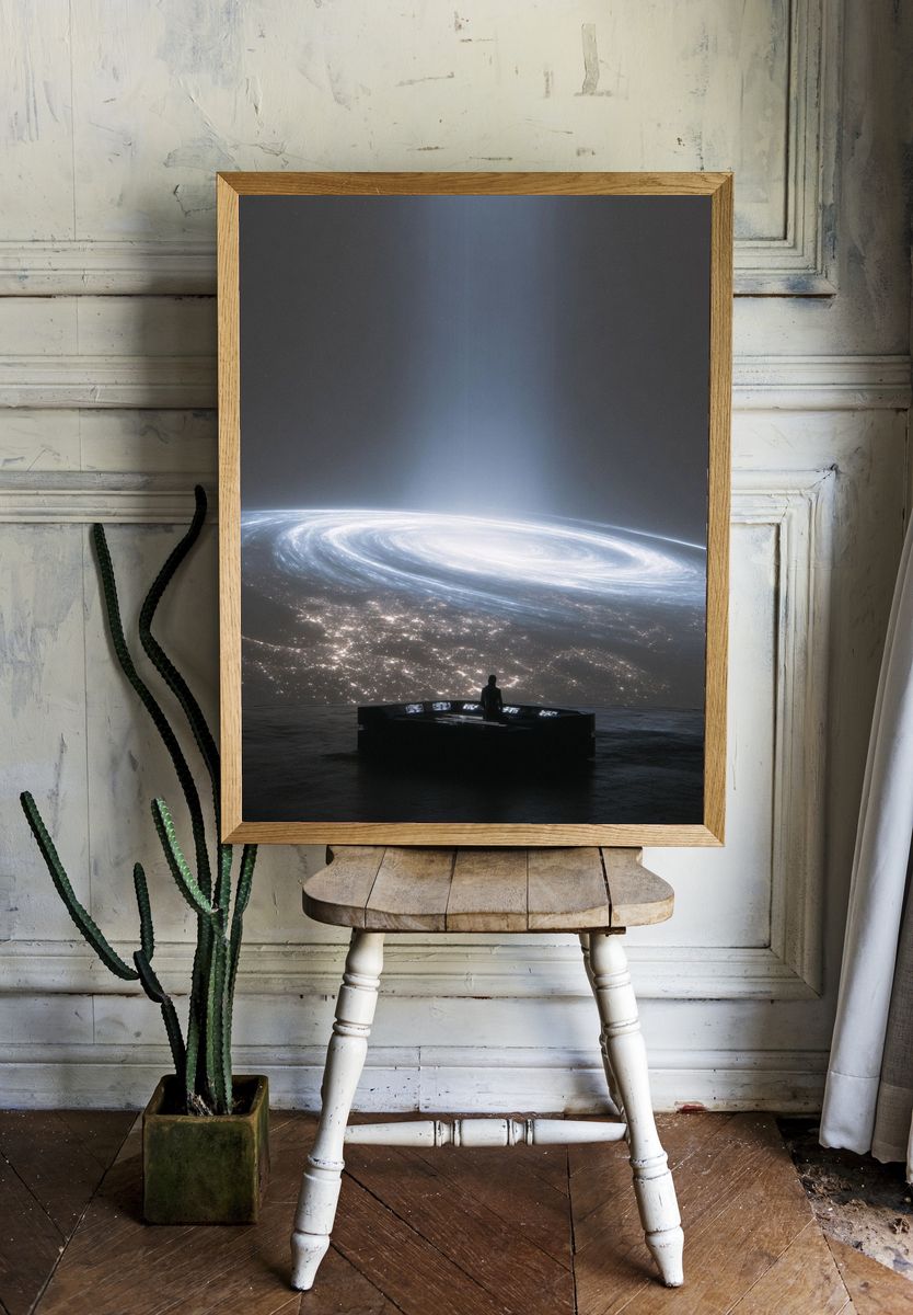 Cosmic Observer — Space Print room preview