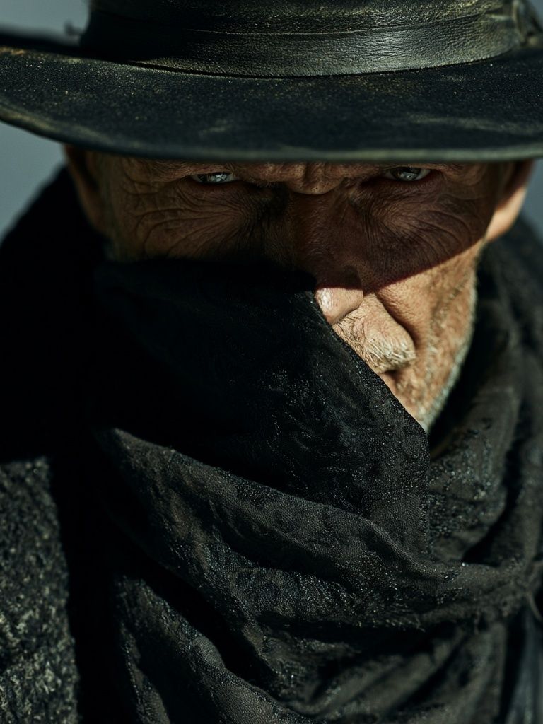 Cowboy Portrait Photography Poster. poster — photography art