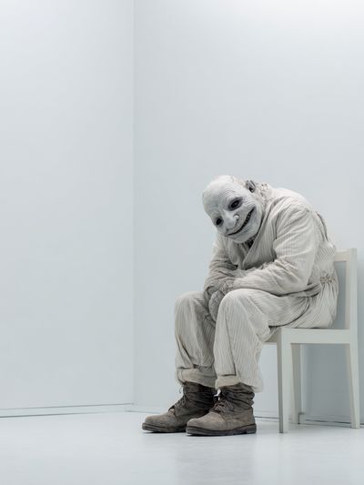 Creepy Clown Portrait Poster. poster print