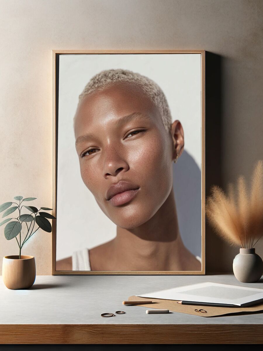 Close-Up Portrait — Photography Print. — room view 2