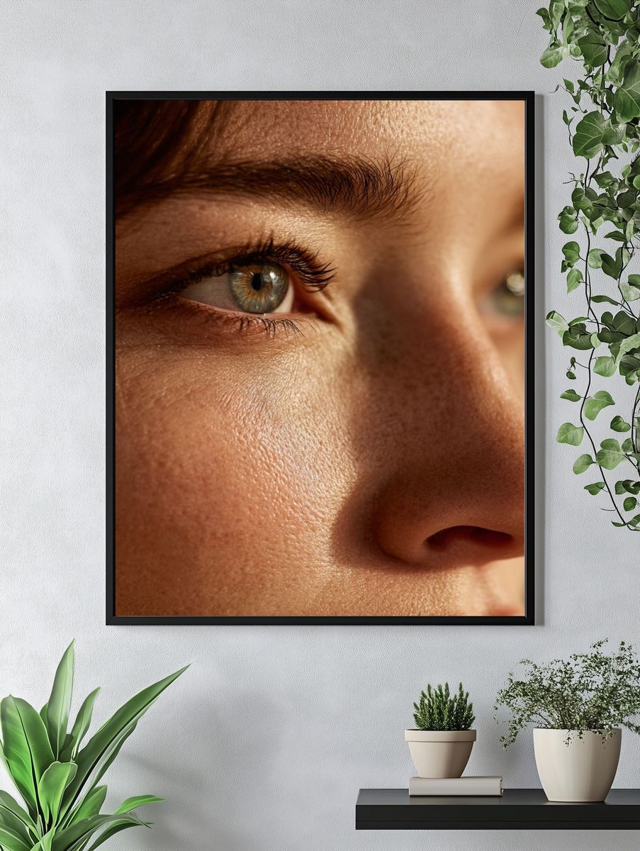 Close-Up Portrait Photography Poster. — room view 4