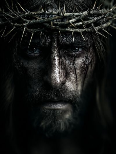 Crowned Christ — Fine Art Print. poster
