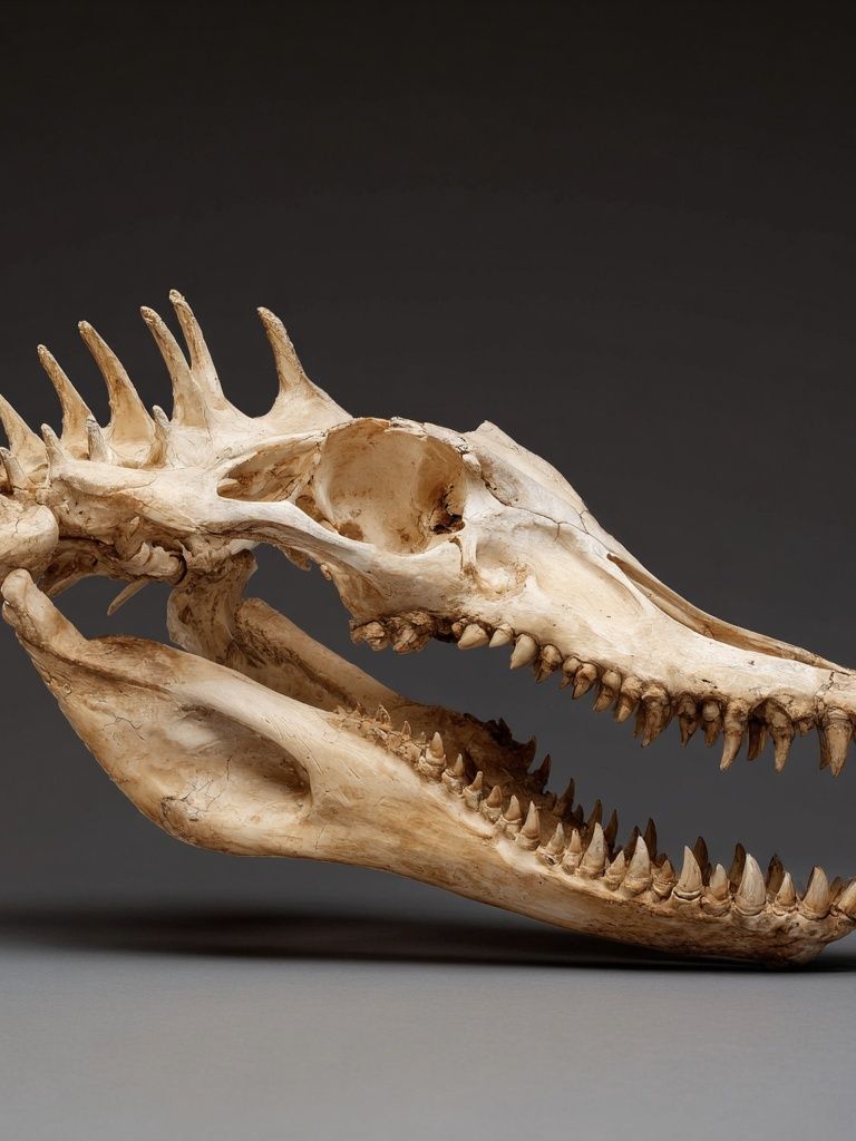 Crocodile Skull Photography Poster. poster detail