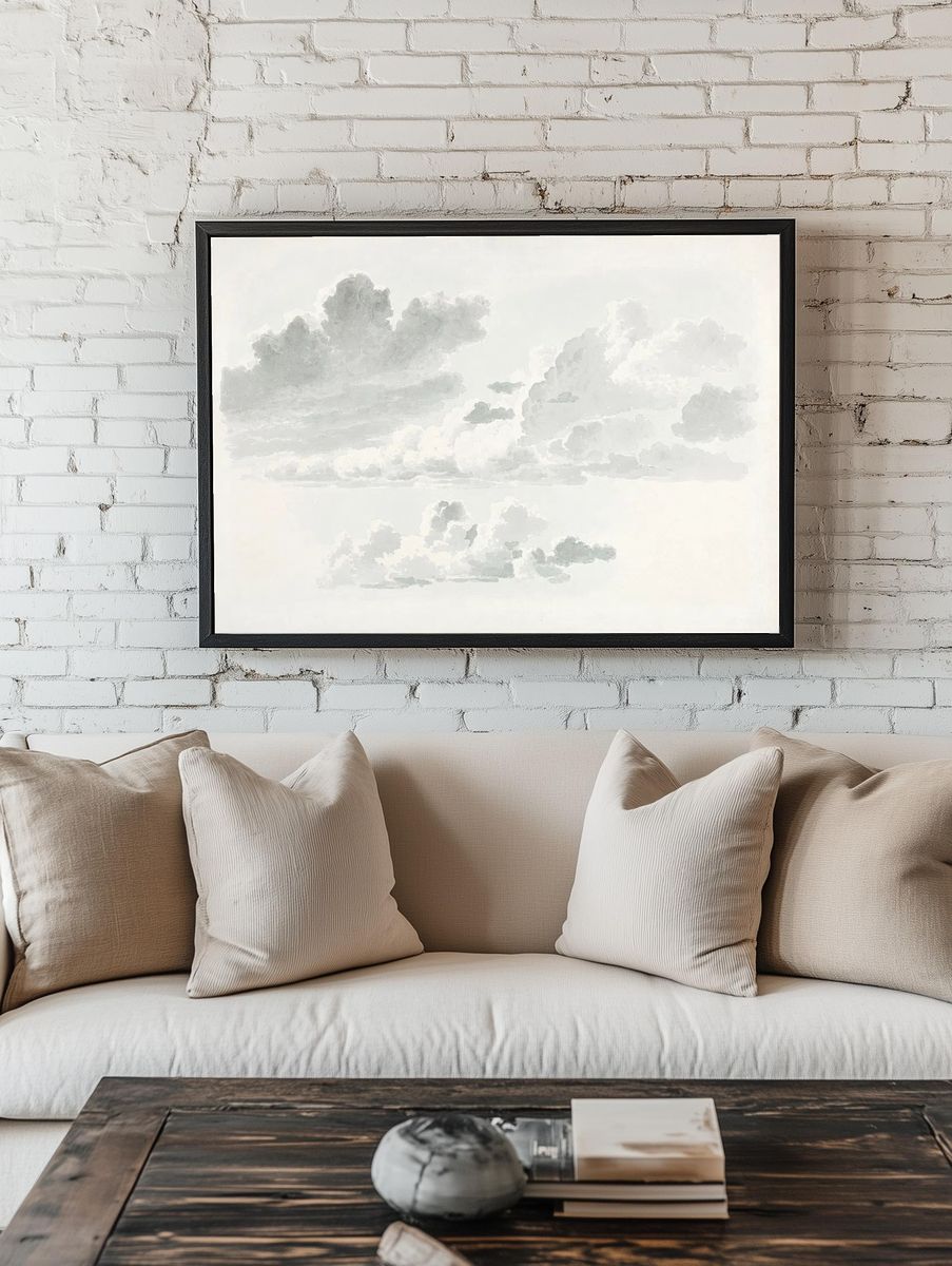 Cloud Study — Fine Art Print room preview