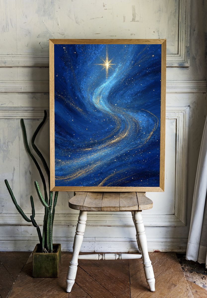 Celestial Pathway — Space Print room preview
