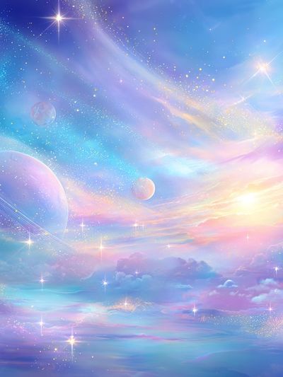 Celestial Dreamscape — Space Print. poster