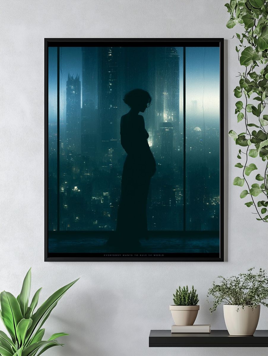 City Silhouette Photography Poster. — room view 4