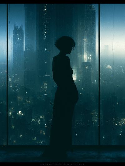 City Silhouette Photography Poster.