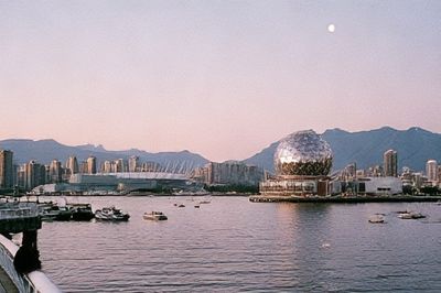 City Harbor at Dusk Photography Poster. poster