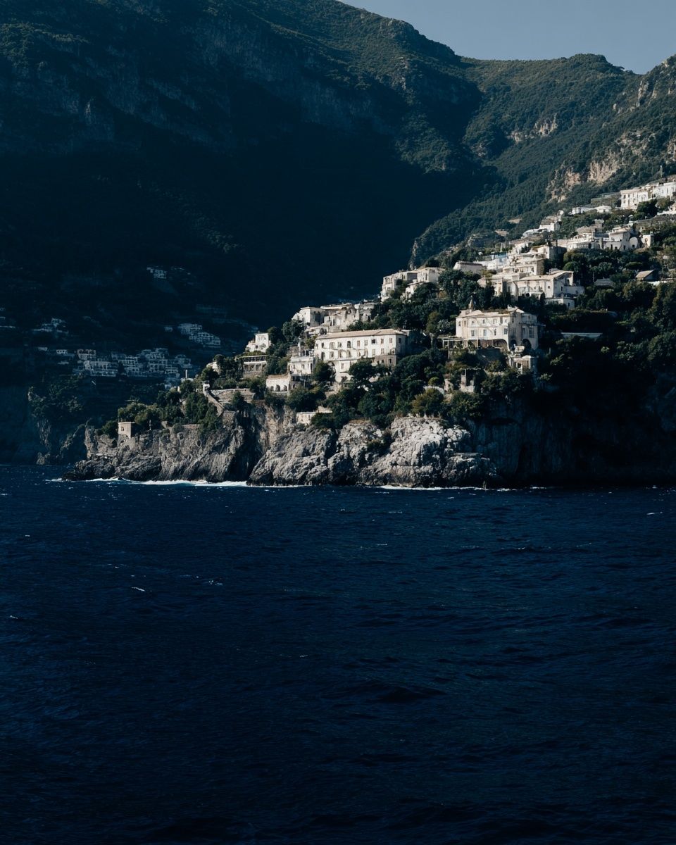 Coastal Village in Amalfi — Photography Print. poster — photography art