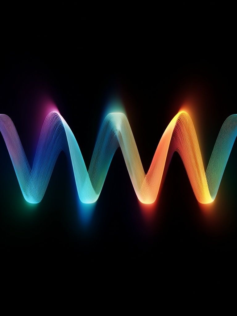 Colorful Wave Abstract Poster. poster detail