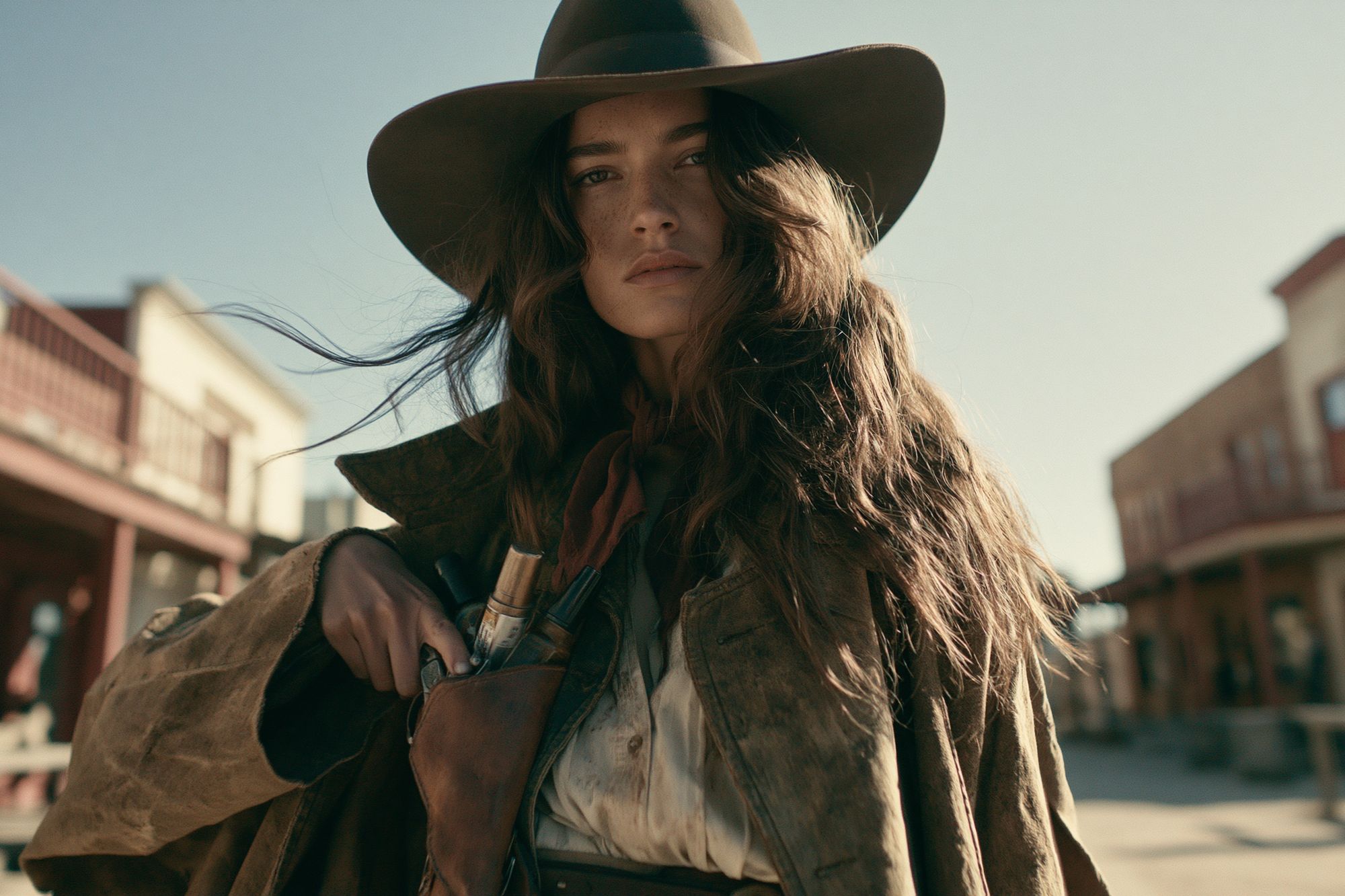 Cowgirl Portrait Photography Poster. poster — photography art