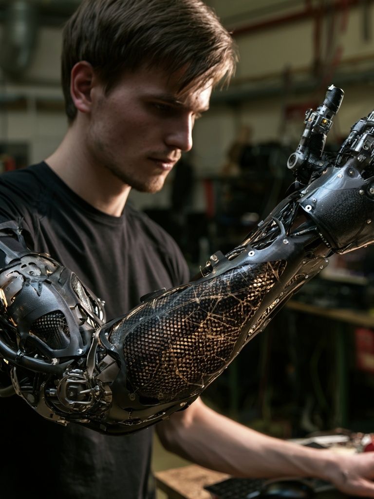 Cybernetic Arm Workshop Poster. poster detail