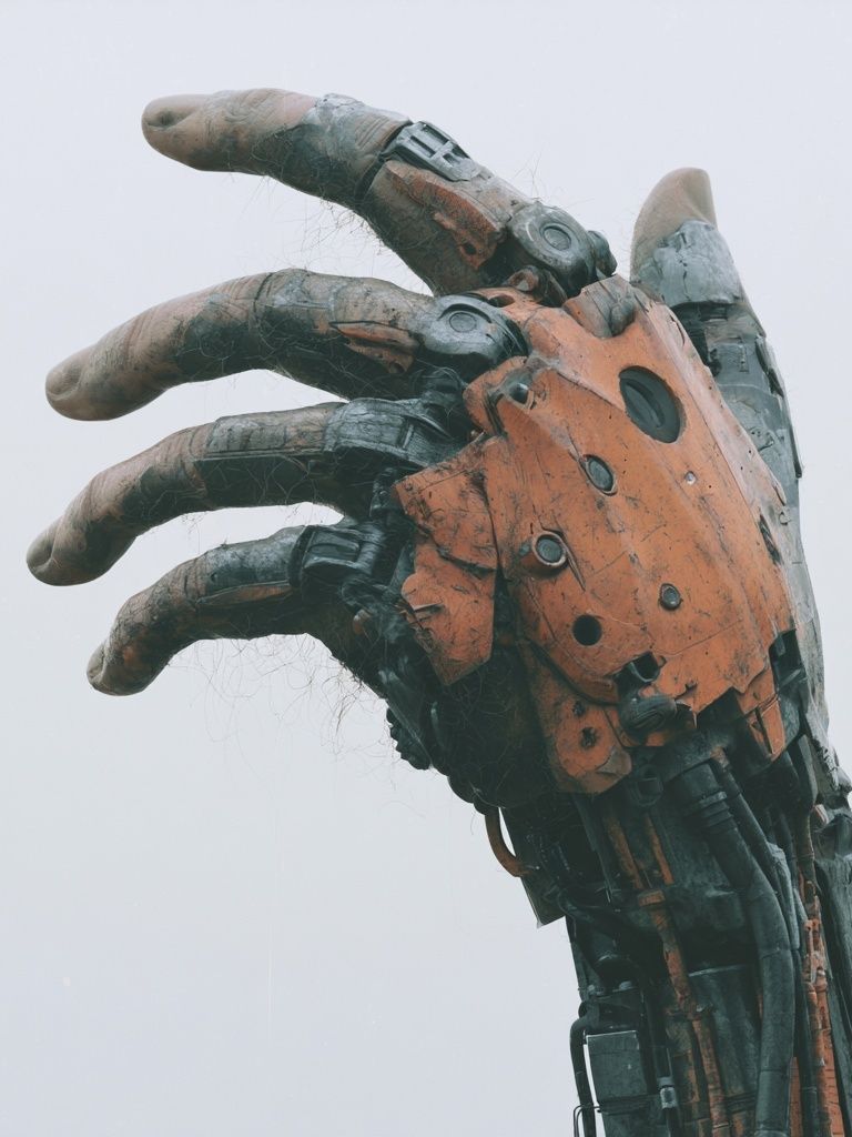 Cybernetic Hand Photography Poster. poster — photography art